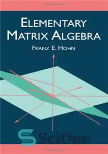 دانلود کتاب Elementary Matrix Algebra – جبر ماتریس ابتدایی