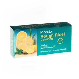 کاندوم راف رایدر مدل mohito بسته 12 عددی