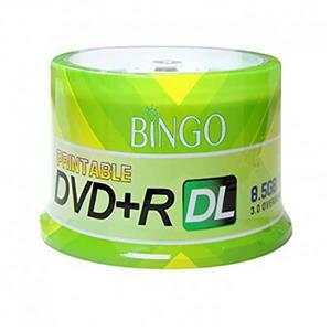 DVD9 خام بینگو ظرفیت 8.5 گیگابایت باکس دار 