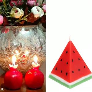 شمع طرح انار و هندوانه