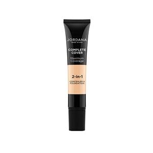 کرم پودر جوردانا سری COMPLETE COVER 2-IN-1 CONCEALER & FOUNDATION شماره 06 