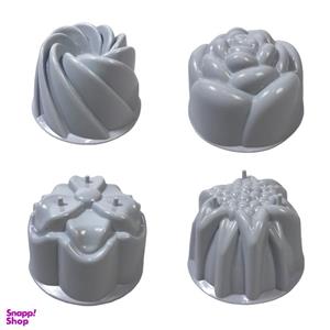 قالب ژله مدل گل طرح jelly بسته چهار عددی