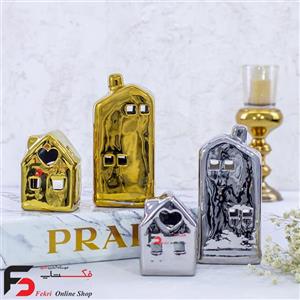 مجسمه کلبه جفتی PVD