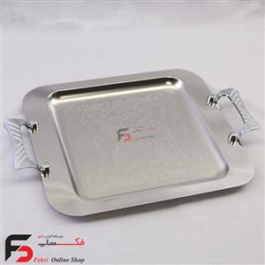 سینی پذیرایی استیل ایده آل 323
