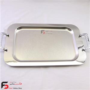 سینی پذیرایی استیل ایده آل 123