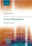 دانلود کتاب Lexical Relatedness – رابطه واژگانی