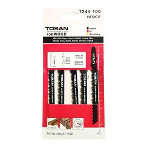 تیغه اره عمودبر توسن مدل T244-100 بسته 5 عددی Tosan Jigsaw Blade Pack Of 