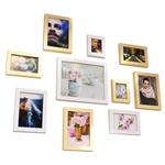 GOLD 10 Piece Photo frame pack Of