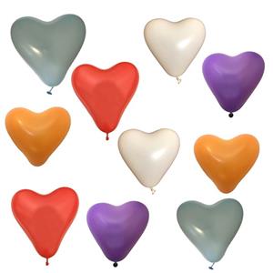 بادکنک لاتکس طرح قلبی مدل Heart Balloons مجموعه 40 عددی 