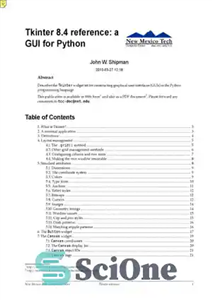 دانلود کتاب Tkinter 8.4 reference : a GUI for Python – مرجع Tkinter 8.4: رابط کاربری گرافیکی برای پایتون