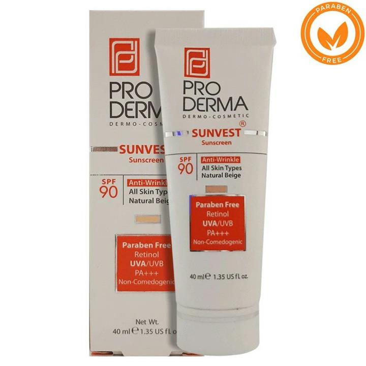کرم ضد آفتاب و ضد چروک پرودرما مدل SPF90 حجم 40 میلی لیتر