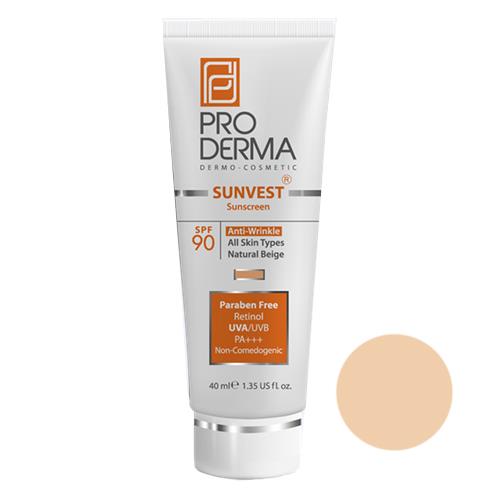 کرم ضد آفتاب و ضد چروک پرودرما مدل SPF90 حجم 40 میلی لیتر