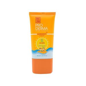 کرم ضد آفتاب کودکان پرودرما مدل SPF35 حجم 40 میلی لیتر 