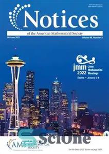 دانلود کتاب Notices of the American Mathematical Society – اعلامیه های انجمن ریاضی آمریکا