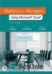 دانلود کتاب Statistics for managers using Microsoft Excel – آمار برای مدیران با استفاده از مایکروسافت اکسل
