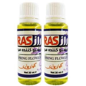 اسانس خوشبو کننده هوا RAS رایحه گل های بهاری حجم 30 میلی لیتر بسته 2 عددی