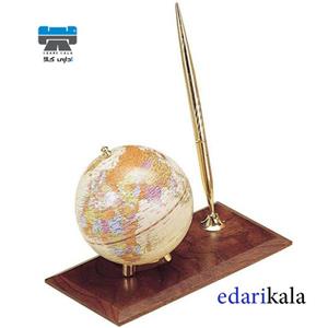 ست جا قلم رومیزی به همراه کره‌ی زمین 3.75 اینچی بستار کد 0910 Bestar 3.75 Inch Desk Globe Pen Stand