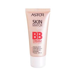 بی بی کرم آستور شماره 100 Astor Skin Match Care BB Cream 