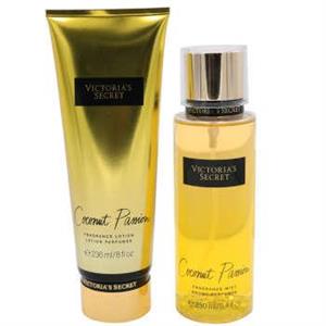 پک لوسیون و بادی اسپلش ویکتوریا سکرت مدل Coconut Passion مجموعه 2 عددی