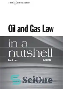 دانلود کتاب Oil and Gas Law in a Nutshell – قانون نفت و گاز به طور خلاصه