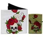 ست هدیه مدل Flower & Skull A04