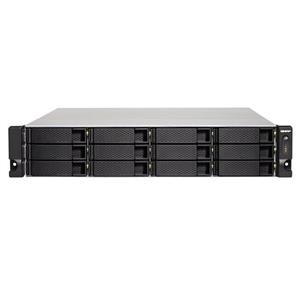 ذخیره ساز تحت شبکه کیونپ مدل TS-1232XU-RP-4G QNAP TS-1232XU-RP-4G 4GB 12-Bay Diskless NAS server