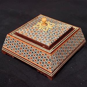 شکلات خوری خاتم کاری کد 007 -
