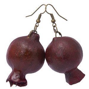 گوشواره طرح انار یلدا