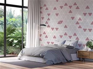 کاغذ دیواری هندسی مثلثی M10125200