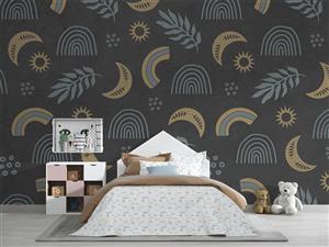 کاغذ دیواری اتاق کودک هنری M10196400