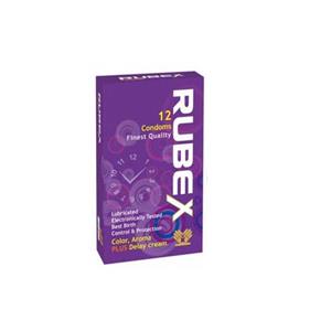 کاندوم روبکس مدل plus delay cream بسته 12 عددی