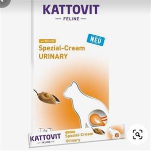 بستنی گربه یورینری کتوویت با طعم مرغ . kattovit cream urinary with chicken  بسته شش عددی