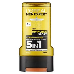 ژل دوش حمام لورال من اکسپرت مدل Invincible Sport 300ml