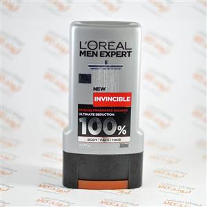 ژل دوش حمام لورال من اکسپرت مدل Invincible Sport 300ml