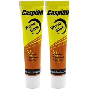 چسب چوب کاسپین مدل Washable حجم 47 گرم بسته 2 عددی