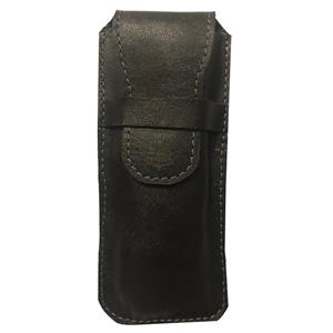 جامدادی چرم طبیعی – دست دوز مدل M15 رنگ مشکی  B&S Leather 