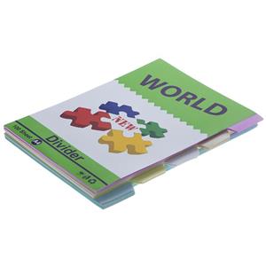 دیوایدر 5 رنگ ورد بسته 100 عددی World 5 Color Divider Pack of 100