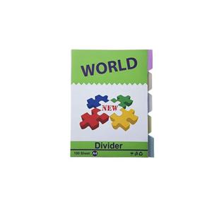 دیوایدر 5 رنگ ورد بسته 100 عددی World Color Divider Pack of 