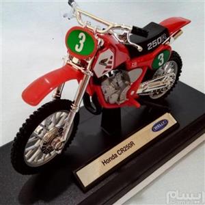 موتور بازی ولی مدل Honda CR250R Welly Honda CR250R Toys Motorcycle