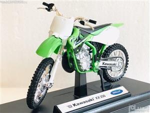 موتور بازی ولی مدل Kawasaki KX250 Welly Kawasaki KX250 Toys Motorcycle