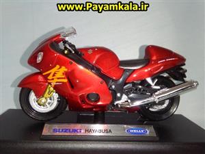 موتور بازی ولی مدل Suzuki Hayabusa Welly Suzuki Hayabusa Toys Motorcycle