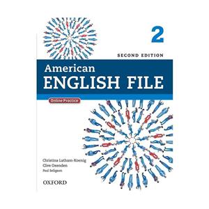 انتشارات پندارقلم American English File 2 2nd SB WB 2CD DVDکتاب زبان english file 