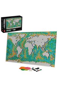 لگو ست 31203 با 11695 قطعه نقشه جهان هنر Art World Map 