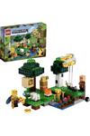 لگو بازی Minecraft Bee Farm Action Toy با فیگورهای شگفت انگیز زنبور و گوسفند (238 قطعه)