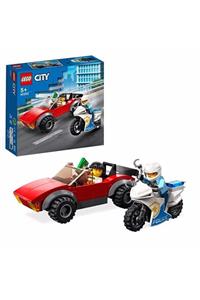 لگو ردیاب ماشین موتورسیکلت پلیس شهر 60392 - برای کودکان 5 سال به بالا که عاشق بازی تخیلی هستند