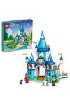 لگو ® | Disney Princess™ Cinderella and Prince Charming's Castle 43206 - مجموعه ساختمان (365 قطعه)