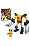 لگو Marvel Wolverine Robot Armor 76202 – مجموعه سازه خلاقانه اسباب بازی با زره روبات و مینی فیگور