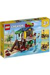 لگو Creator 3 in 1 Surfer Beach House 31118 Hut And Animal Toys (564 PIECES)