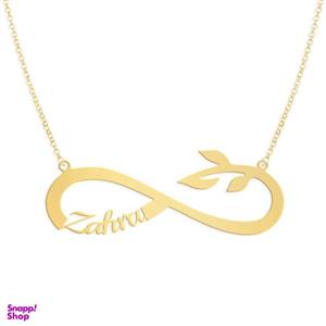 گردنبند نقره طرح زهرا کد AC 175