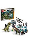 لگو ® Jurassic World Giganotosaurus and Therizinosaurus Attack 76949-Toy Construction Set (658 قطعه)